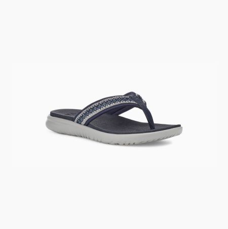 UGG Union Tasman Dark Blue Flip Flops for Men (DTOG87350)